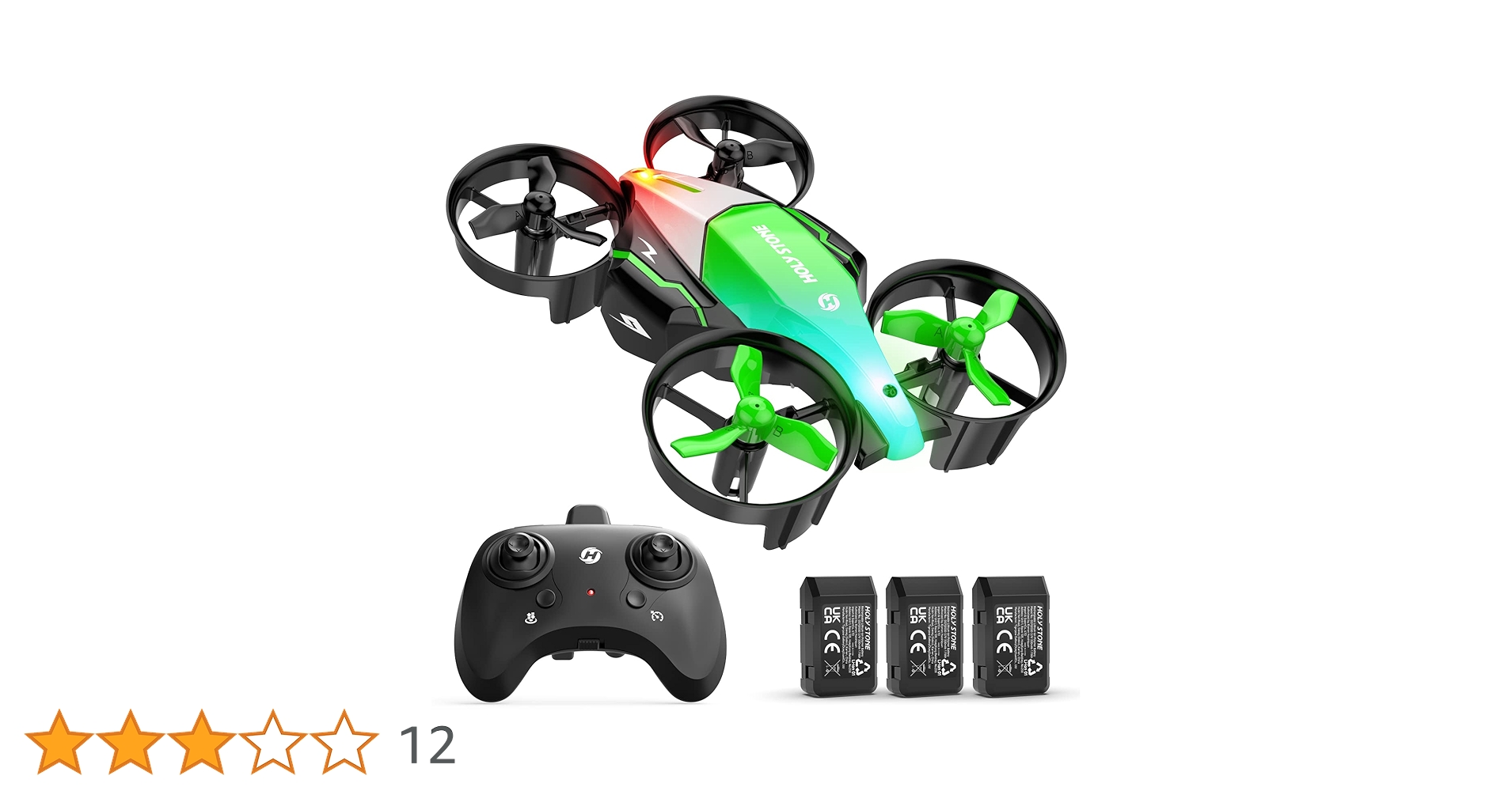 Amazon.co.jp: ドローン 100g未満 Holy Stone 陸空両用 おもちゃ 申請